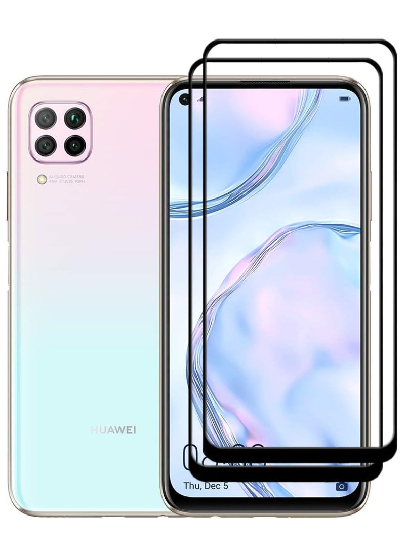 ACLIX 2 Pieces Antistatic ESD Dustproof Premium Quality High Definition Tempered Glass Screen Protector Designed For Huawei nova 7i - Image 1