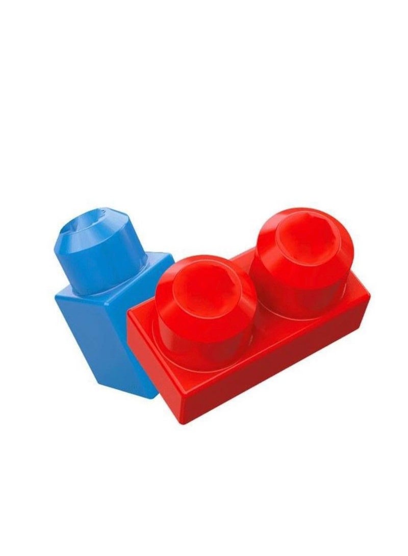 Mega Bloks Mini Mega Building Blocks Set – 32 Large Colorful Construction Pieces in Transparent Storage Bucket – Creative Educational Building Toy for Imaginative Play - Image 5