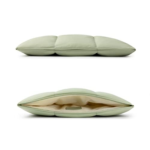 Comfyable حافظة لابتوب مريحة ومبطنة 13 بوصة 14 بوصة، حقيبة حمل لابتوب مبطنة، غلاف وسادة متوافق مع ماك بوك إير M4 2025 M3 M2 M1، ماك بوك برو M5 M4 برو/ماكس، حكيم - Image 4