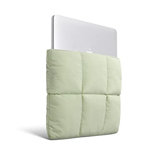 Comfyable حافظة لابتوب مريحة ومبطنة 13 بوصة 14 بوصة، حقيبة حمل لابتوب مبطنة، غلاف وسادة متوافق مع ماك بوك إير M4 2025 M3 M2 M1، ماك بوك برو M5 M4 برو/ماكس، حكيم - Image 2