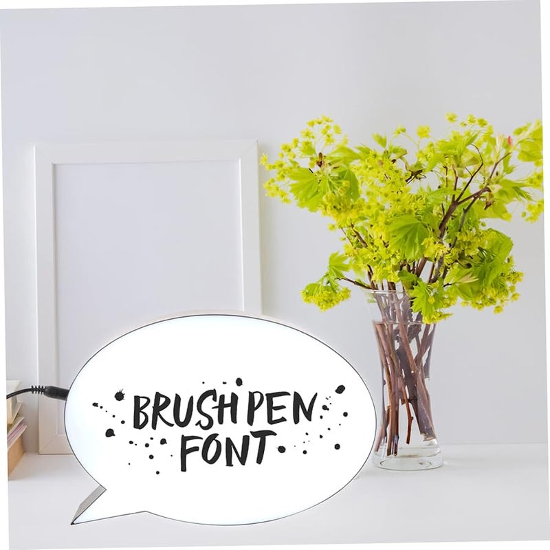 Angoily 40W LED Light Up Dry Erase Board Cloud Shaped Message Board Customizable Sign - Image 3