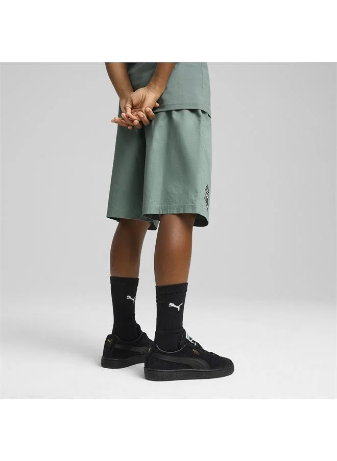 بوما SUPER PUMA Woven Shorts Youth
