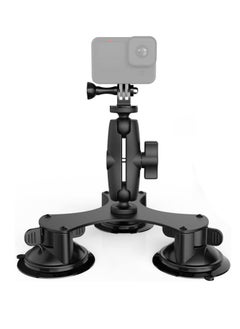 General Triple Suction Cup Mount Car Windshield Suction Cup Mount for Insta360 ONE X3, X2, X, R, RS, GO 2, GoPro and DJI OSMO Action 2 3 Cameras  - Image 1