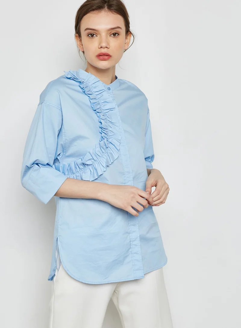 ELLA Ruffle Detail Shirt