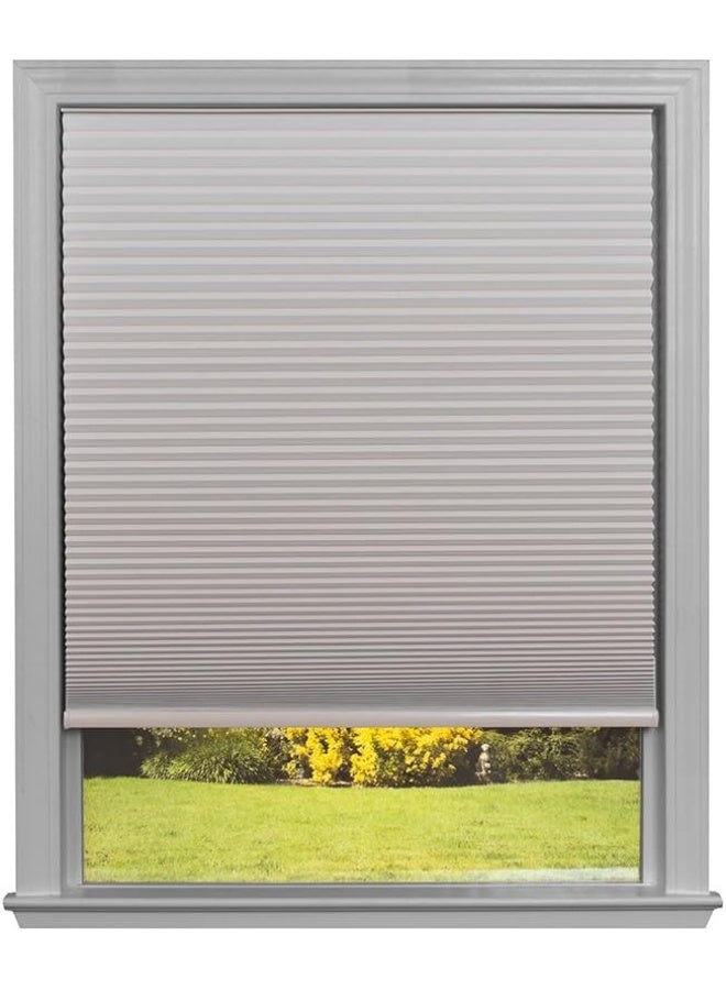 Redi Shade No Tools Easy Lift TrimatHome Cordless Cellular Blackout Fabric Shade Natural 36 W x 64 L Fits windows 19 36 - Image 4