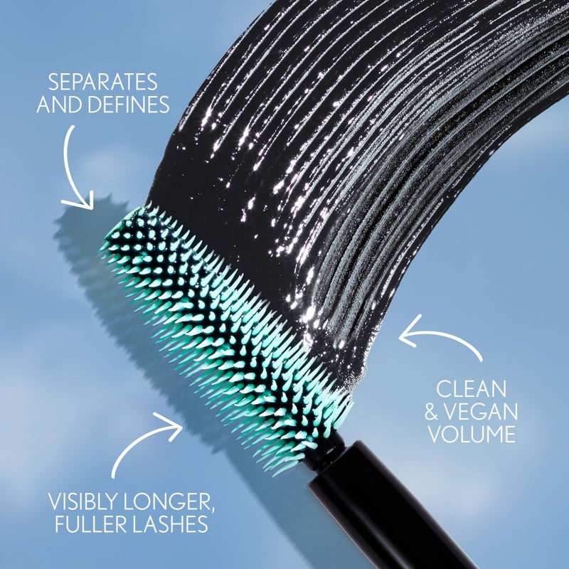 CoverGirl Lash Blast Clean Volume Mascara, Vegan Formula, Volumizing, Smudge-Proof, Pitch Black, 1 Count - Image 4