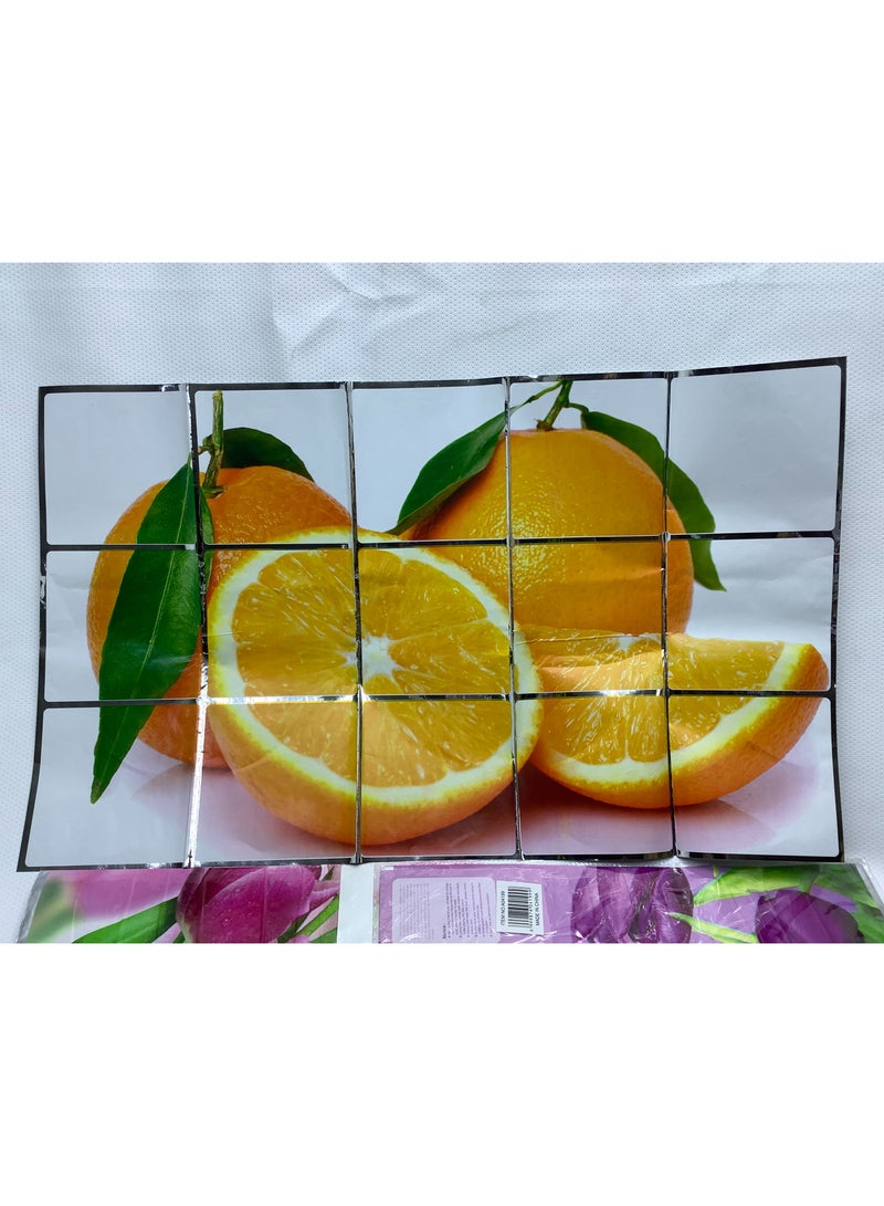 Generic Kitchen Sticker (On the wall behind the gas burner) - (0.1mm, 45 x 75 cm) - 4 Pieces - Image 3