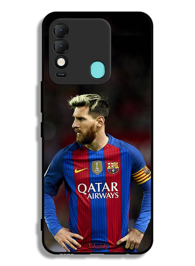 Tolwak Tecno Spark 8 Protective Case Cover Messi Barcelona - Image 2