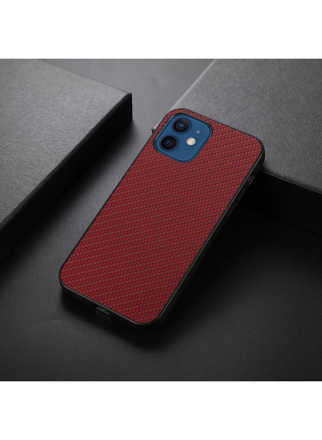 Zaboon Case For iPhone 12 Carbon Fiber Skin PU + PC + TPU Shockprof Protective Case - Image 2