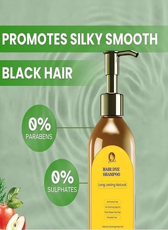 Japanese Hair Dye Shampoo for Women and Men, Plant-Based Dye, Ammonia-Free, Paraben-Free, Natural and Long-Lasting Colour, 300ml - Image 3