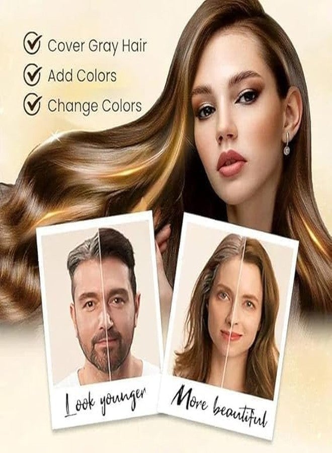 Japanese Hair Dye Shampoo for Women and Men, Plant-Based Dye, Ammonia-Free, Paraben-Free, Natural and Long-Lasting Colour, 300ml - Image 4