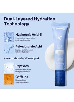 Curology Curology Hydro+ Eye Gel, Hydrating Under Eye Cream with Hyaluronic Acid and Caffeine, 0.5 fl oz  - Image 4