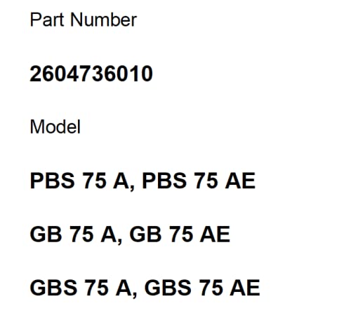 msspett Drive Belt Compatible with PBS 75 A, PBS 75 AE, GBS 75 A, GBS 75 AE, GB 75 A, GB 75 AE, Belt Sander 1PCS - Image 2