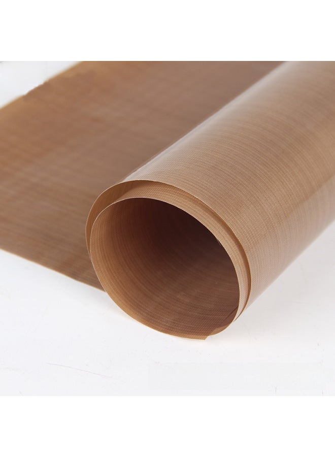 High Temperature Cloth Oil Cloth Baking High Temperature Resistant Oil Cloth Oven Non-stick Cloth Baking Oil Cloth Baking Pan Cloth Baking Mat Teflon-Specifications:40*30 Thickened Brown 17g - Image 4