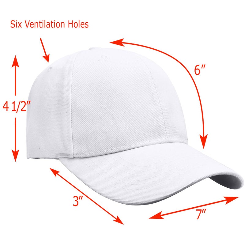 Falari Wholesale Bulk Lot 12-Pack Baseball Cap Adjustable Size Plain Blank Solid Color (12-Pack Assorted Color Group 1) - Image 2
