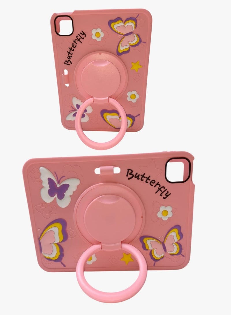BUTTERFLY حماية إضافية لجهاز iPad (A16) الجيل الحادي عشر 11 بوصة 2025/الجيل العاشر 10.9 بوصة 2022 حافظة مع حامل قلم، حافظة هجينة لجهاز iPad 11 10 - Image 5