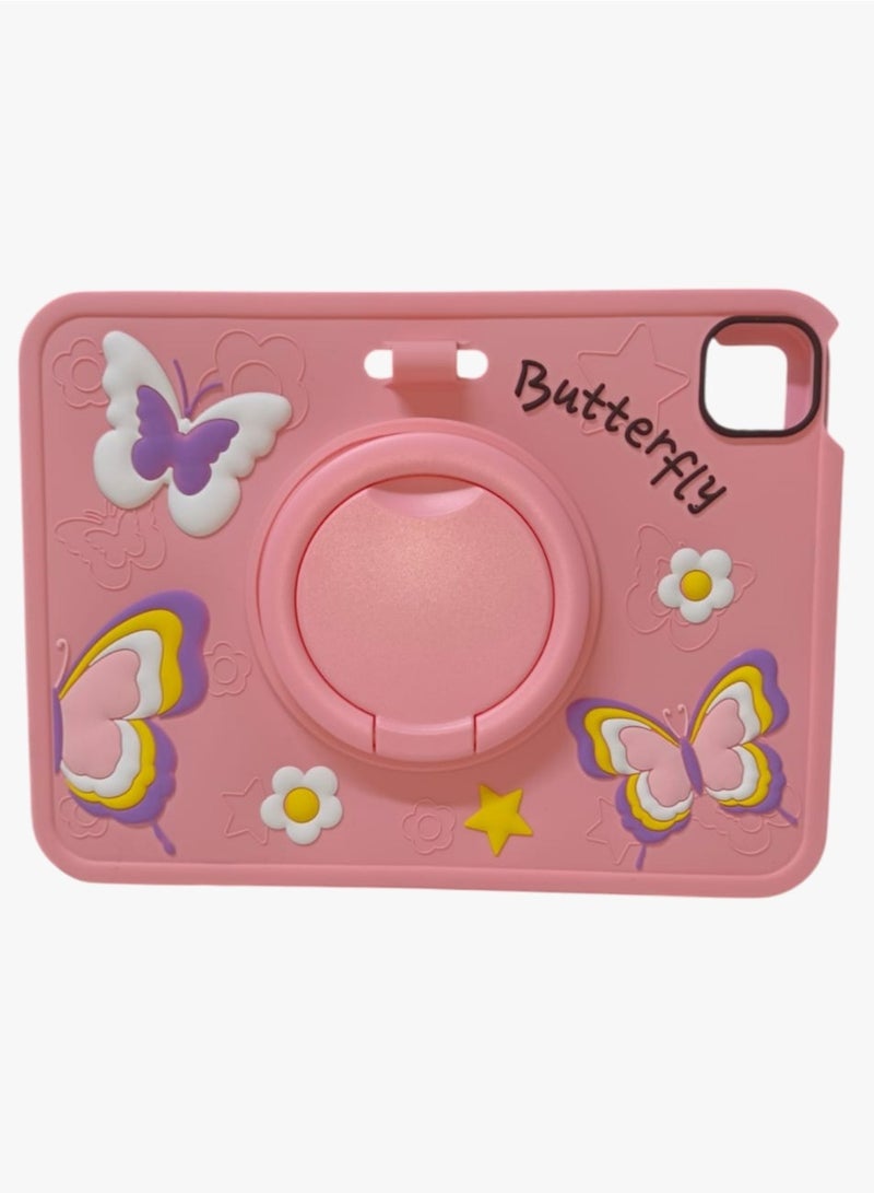BUTTERFLY حماية إضافية لجهاز iPad (A16) الجيل الحادي عشر 11 بوصة 2025/الجيل العاشر 10.9 بوصة 2022 حافظة مع حامل قلم، حافظة هجينة لجهاز iPad 11 10 - Image 1