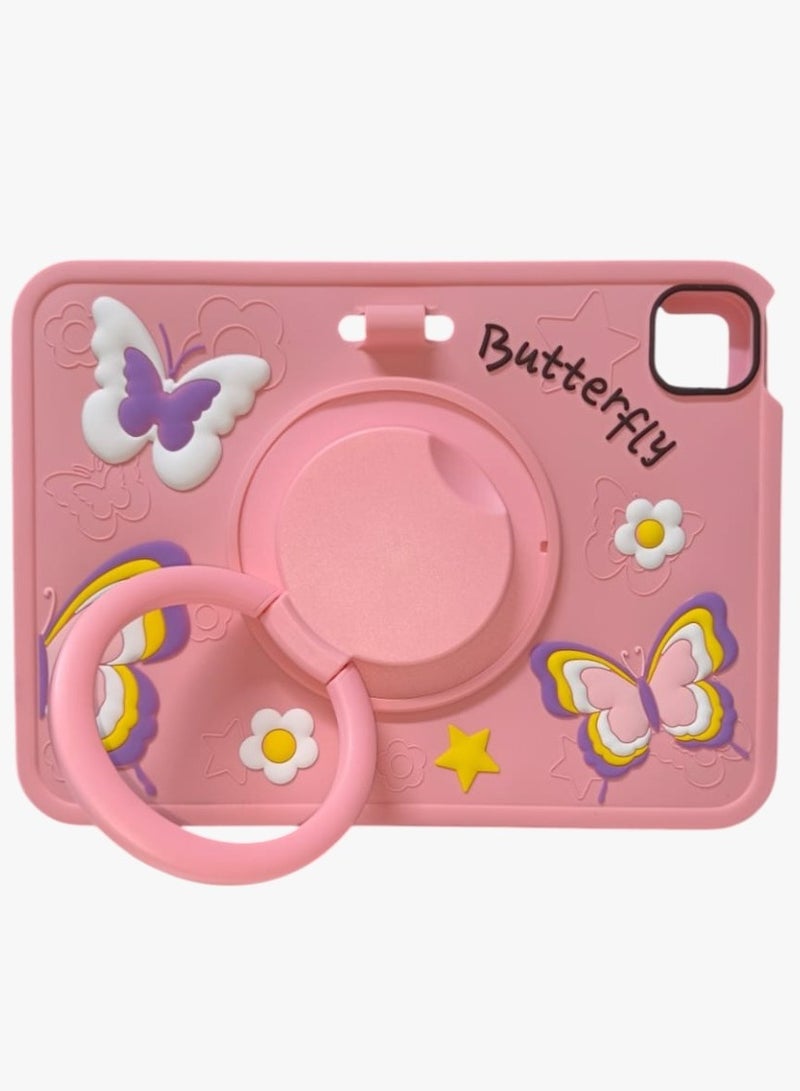 BUTTERFLY حماية إضافية لجهاز iPad (A16) الجيل الحادي عشر 11 بوصة 2025/الجيل العاشر 10.9 بوصة 2022 حافظة مع حامل قلم، حافظة هجينة لجهاز iPad 11 10 - Image 3