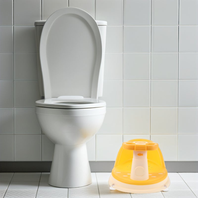 🚽 كرسي استحمام بتصميم غير قابل للانزلاق دعم استحمام من البولي بروبيلين والتيرموبلاستيك مع تصريف - Image 5