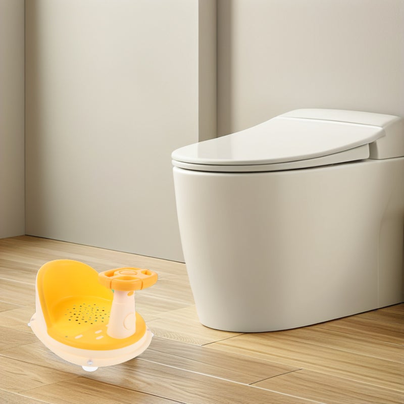 🚽 كرسي استحمام بتصميم غير قابل للانزلاق دعم استحمام من البولي بروبيلين والتيرموبلاستيك مع تصريف - Image 3