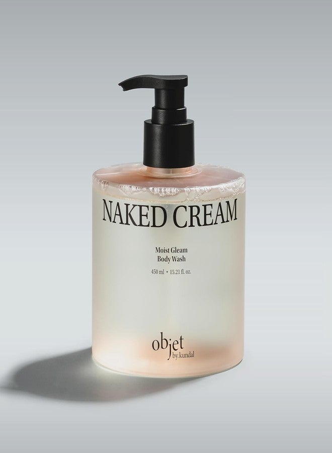 KUNDAL objet by KUNDAL Moist Gleam K Beauty Body Wash, Naked Cream, 15.21 Fl Oz - Hydrate, Smooth & Reveal Luminous Skin, Resveratrol, Vitamin C & E - Hydrating Glow Cleanser LHA PHA Gentle Exfoliation - Image 1