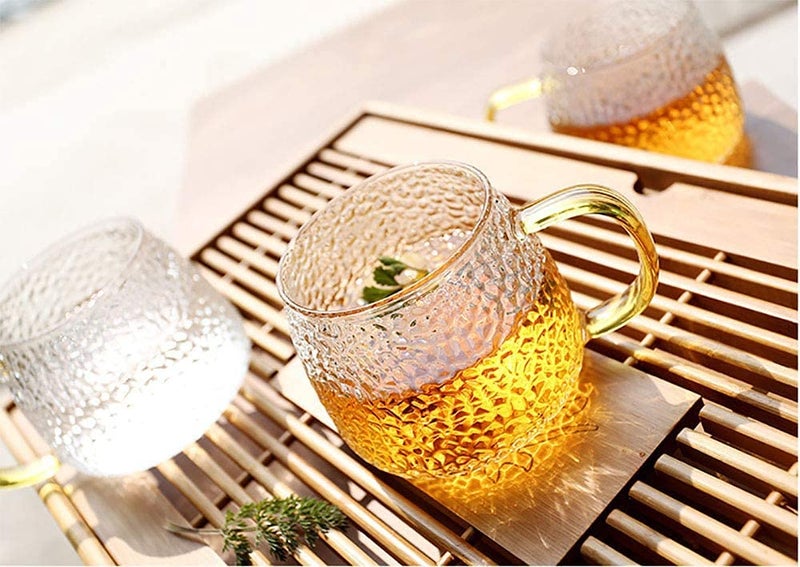 WOX MOX WOX MOX Glass Tea and Coffee Cup Set of 2 Clear 410ml  - Image 4