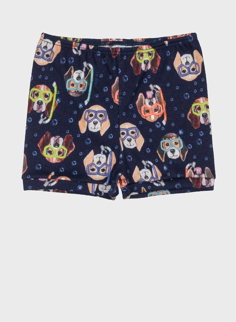 Up Baby Infant Printed Shorts