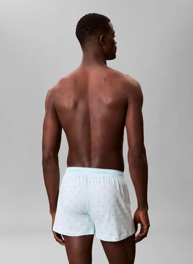 CALVIN KLEIN 3 Pack Knit Boxers - Cotton Classics