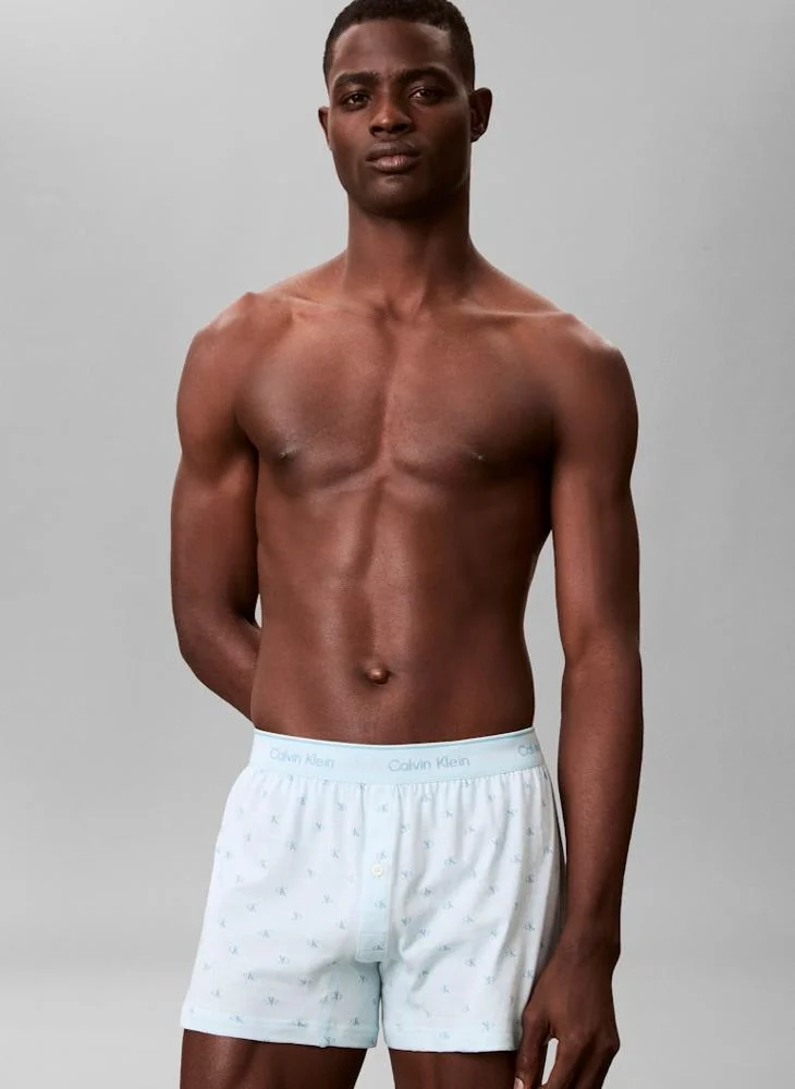 CALVIN KLEIN  3 Pack Of Knitted Boxers for Men | Best Price UAE