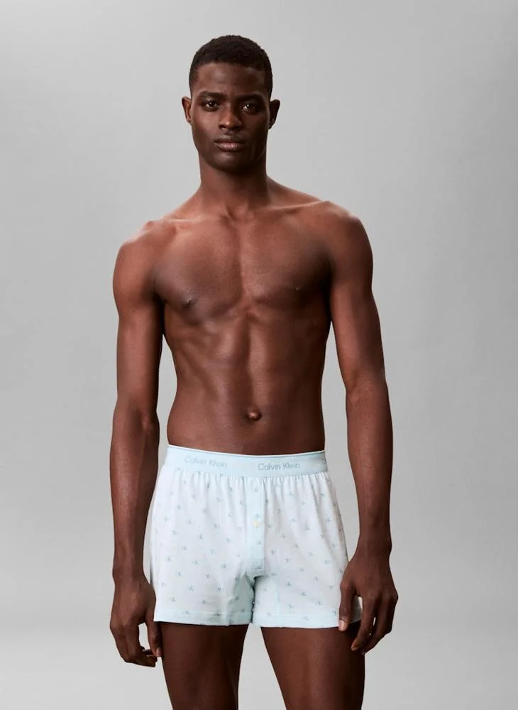 CALVIN KLEIN 3 Pack Knit Boxers - Cotton Classics