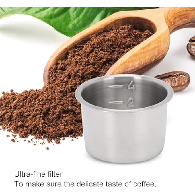 Bukela 51Mm Stainless Steel Coffee Filter Basket 4 Cup Single Wall Non Pressurized Please Check Size And Shape Carefully - Image 4