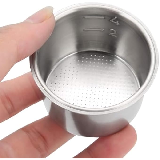 Bukela 51Mm Stainless Steel Coffee Filter Basket 4 Cup Single Wall Non Pressurized Please Check Size And Shape Carefully - Image 3