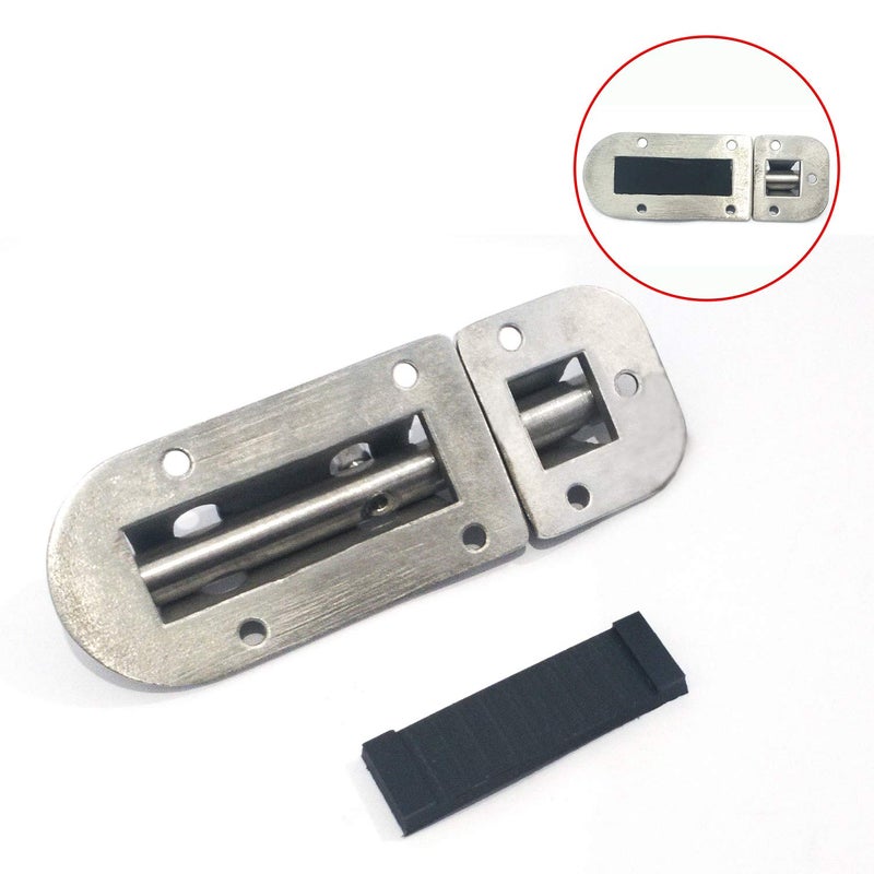 NRC&XRC Marine 316 Stainless Steel Heavy Duty 4-1/3" Long Locker Latch Slide Barrel Bolt for Marine Boat Window/Door/Hatch - Image 5