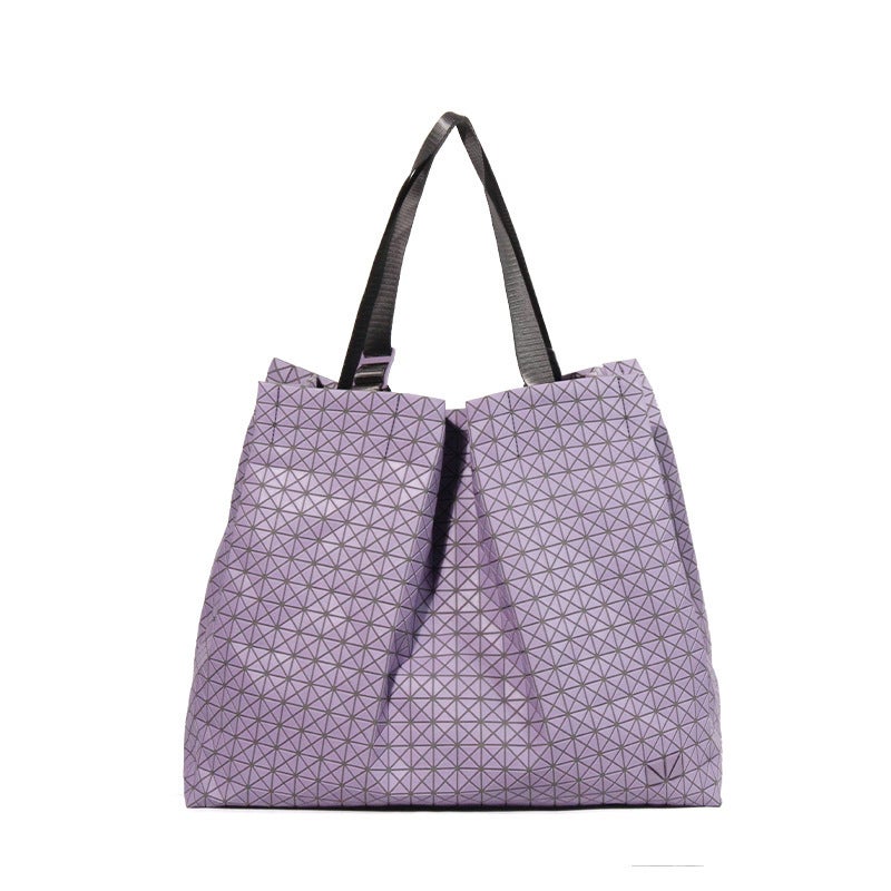 Geometric Quilted Tote Bag For Women Fashion Commuter Shoulder Bag For Women High-End Large-Capacity Handbag - Image 1