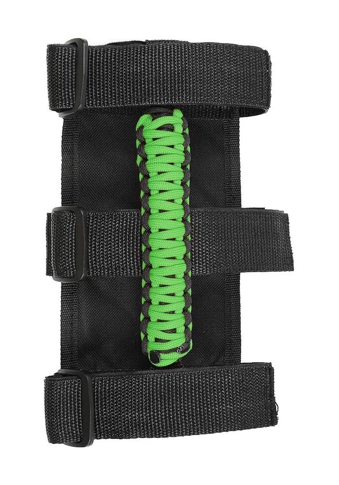 Savadicar 4 x Roll Bar Grab Handles for Jeep Wrangler & Gladiator (1955-2023) - Green - Image 3