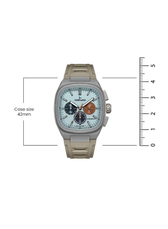 Tornado  Men's Rubber Strap Chronograph Watch T26102-XREL - 42mm mm for Men | Best Price UAE