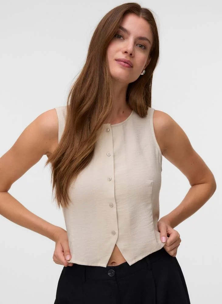 Vero Moda VMATHENA V-Neck Waistcoat