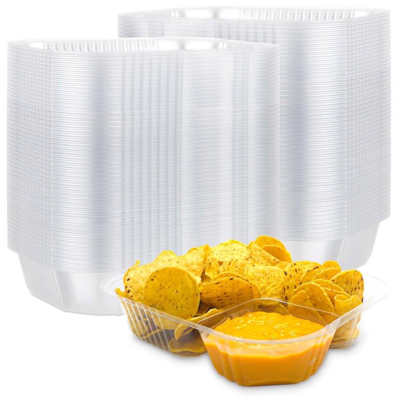 Stock Your Home 22oz Plastic Nacho Trays 100 Pack Large Disposable Tray for Nachos  Cheese Dip Concession Stand Supplies Movie Night Snacks for Kids Carnival Party Decorations Food Boats Snack Containers