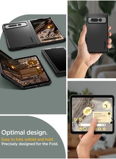 Spigen Thin Fit for Google Pixel Fold Case Cover (2023) - Black  - Image 5