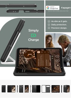 Spigen Thin Fit for Google Pixel Fold Case Cover (2023) - Black  - Image 2