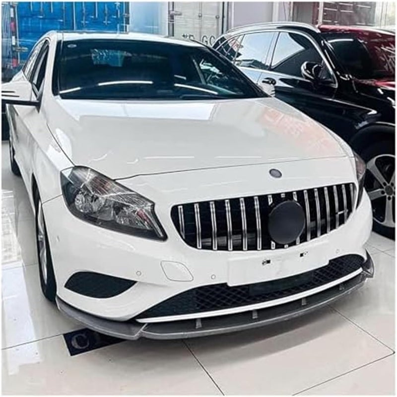 QASULER Front Bumper Lip Spoiler for Benz A-Class W176 - Image 3