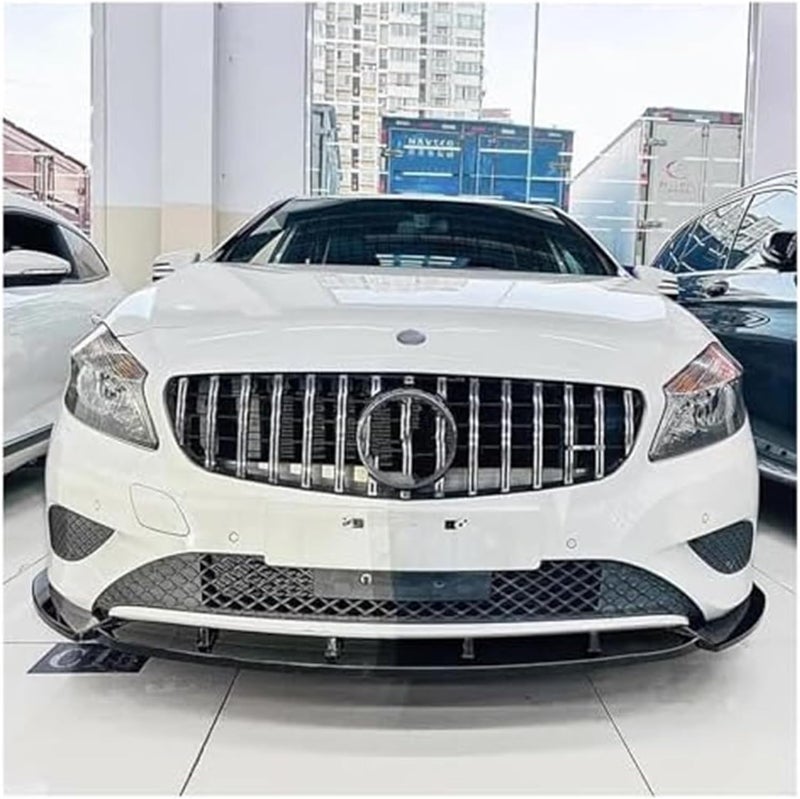 QASULER Front Bumper Lip Spoiler for Benz A-Class W176 - Image 2