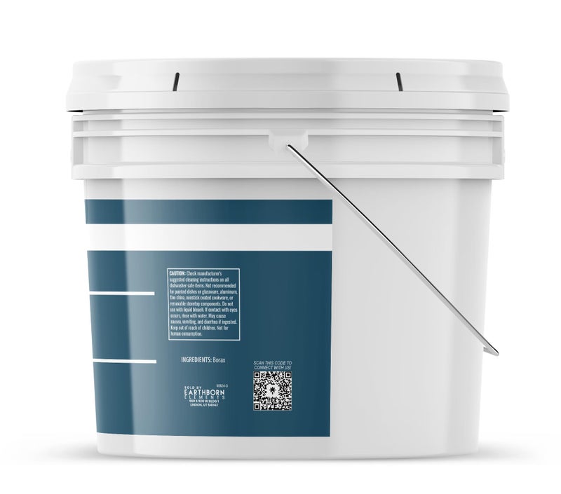 Earthborn Elements Borax Powder (1 Gallon), Multipurpose Cleaner & Detergent Booster, Resealable Bucket (144 Ounce) - Image 2