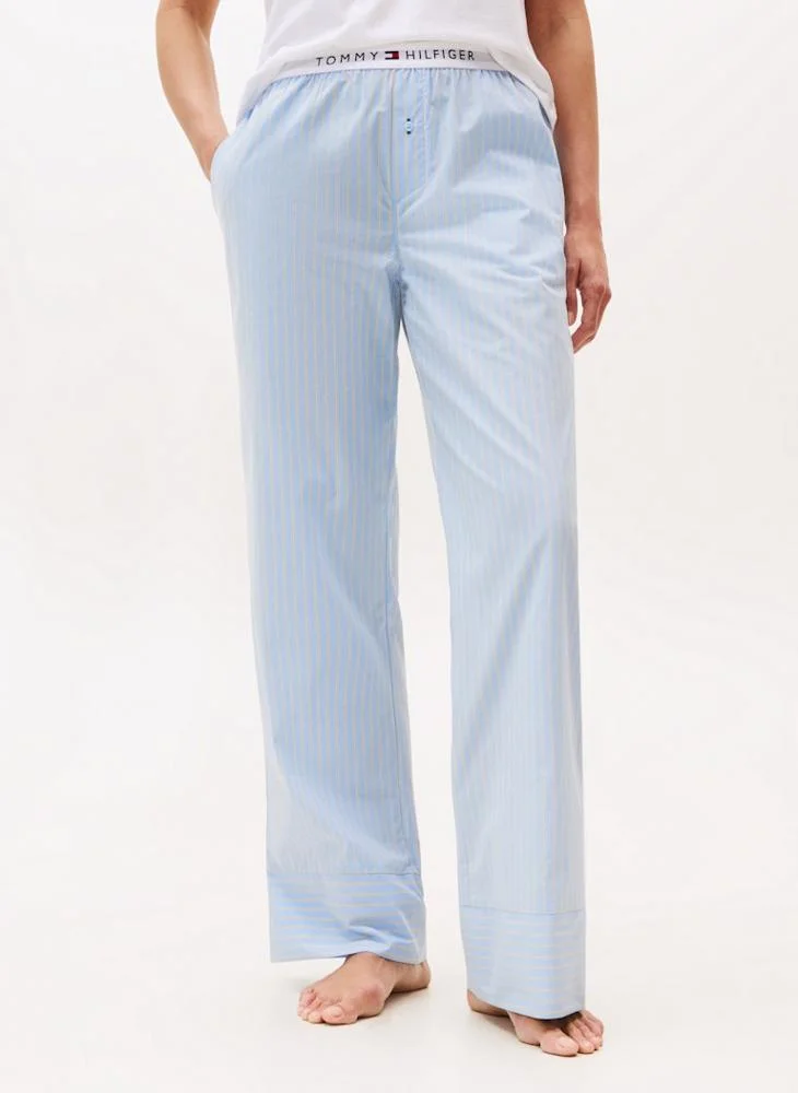 TOMMY HILFIGER Logo Striped Pants