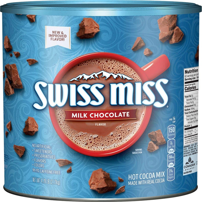 Swiss Miss Milk Chocolate Flavor Hot Cocoa Mix Canister 7655 oz - Image 3