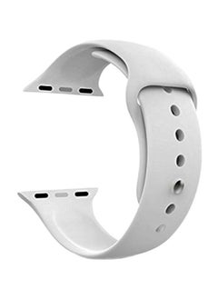 Silicone Wrist Band For Apple Watch 42-44mm White