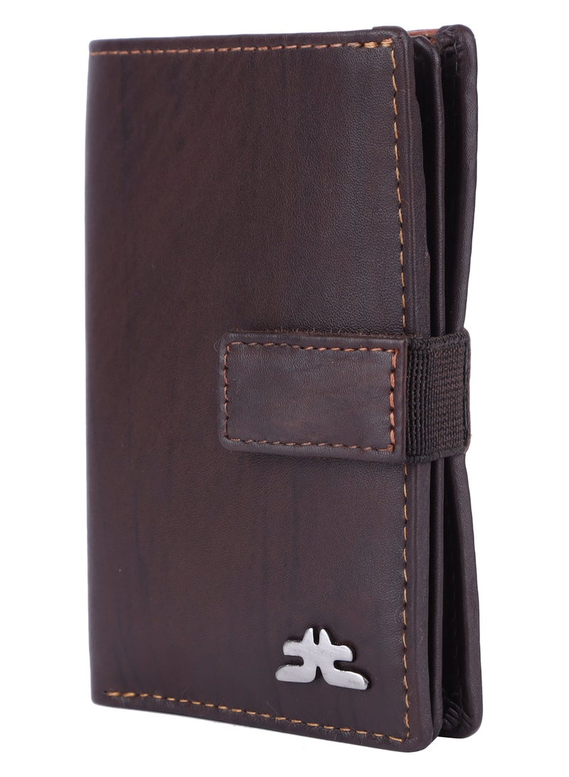 LAVERI LEATHER Laveri Genuine Leather Designer Card Holder Wallet With RFID Protection 4508M EL LP  - Image 3