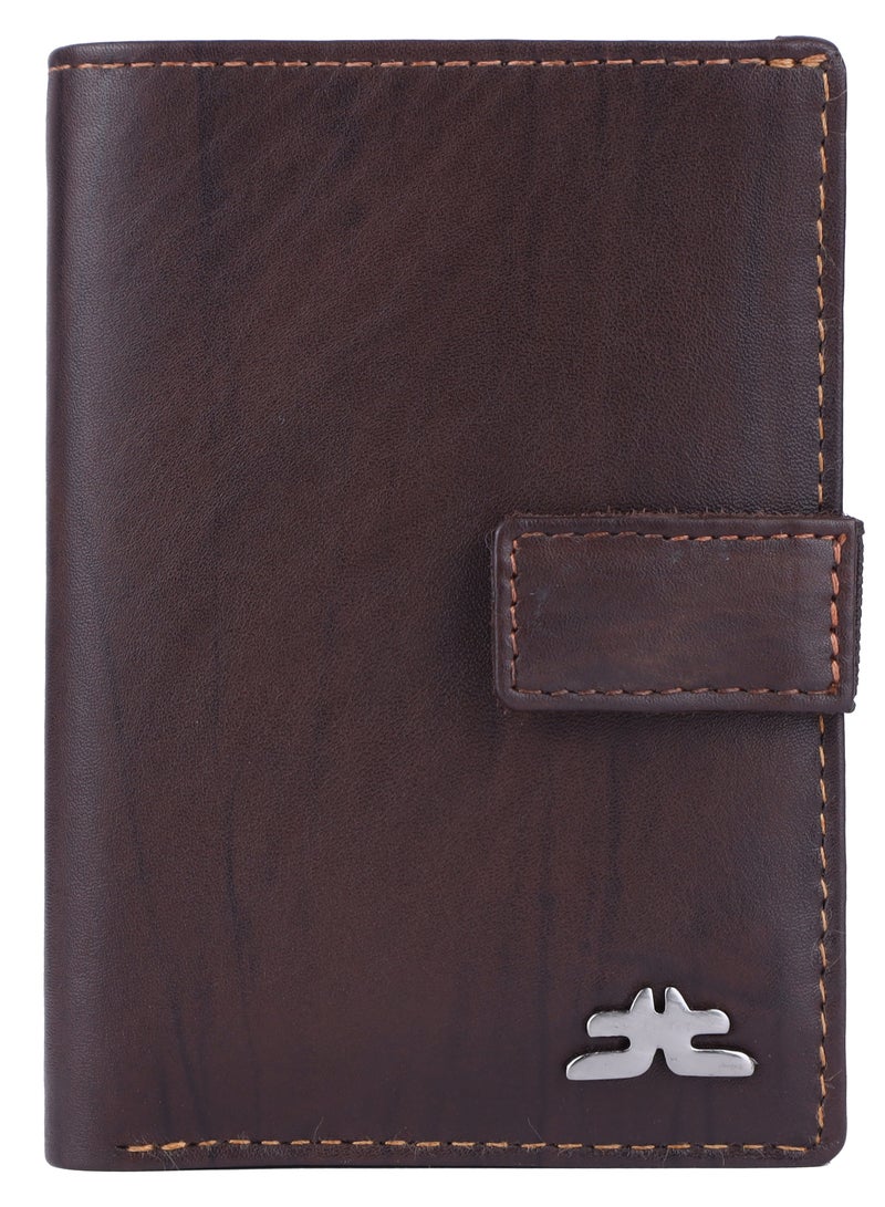 LAVERI LEATHER Laveri Genuine Leather Designer Card Holder Wallet With RFID Protection 4508M EL LP  - Image 1