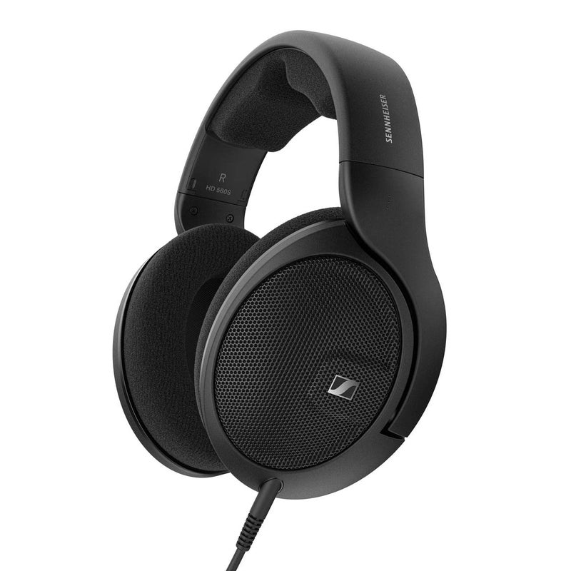 Sennheiser سماعات سمعية من سينهايزر للمستهلك HD 560 S فوق الأذن - استجابة ترددية محايدة، تقنية E.A.R. لحقول صوت واسعة، أكواب أذن مفتوحة، كابل قابل للفصل، (أسود) (HD 560S) - Image 1