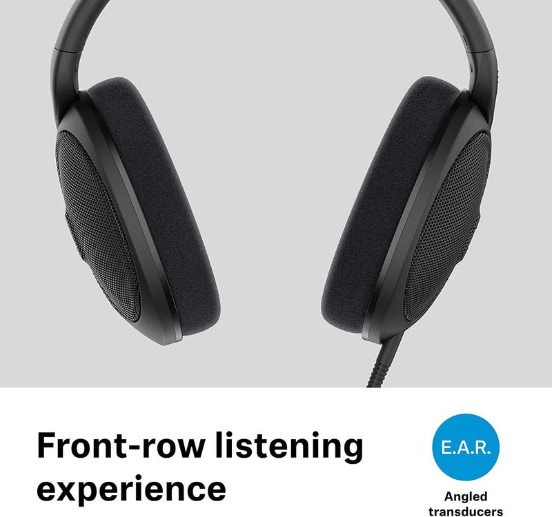 Sennheiser سماعات سمعية من سينهايزر للمستهلك HD 560 S فوق الأذن - استجابة ترددية محايدة، تقنية E.A.R. لحقول صوت واسعة، أكواب أذن مفتوحة، كابل قابل للفصل، (أسود) (HD 560S) - Image 4
